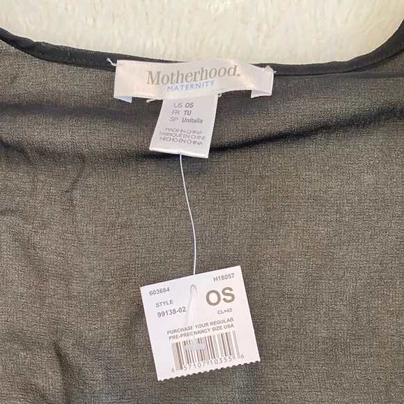 Motherhood Maternity Sheer Kimono Style Coverup OS - NWT - Picture 3 of 4